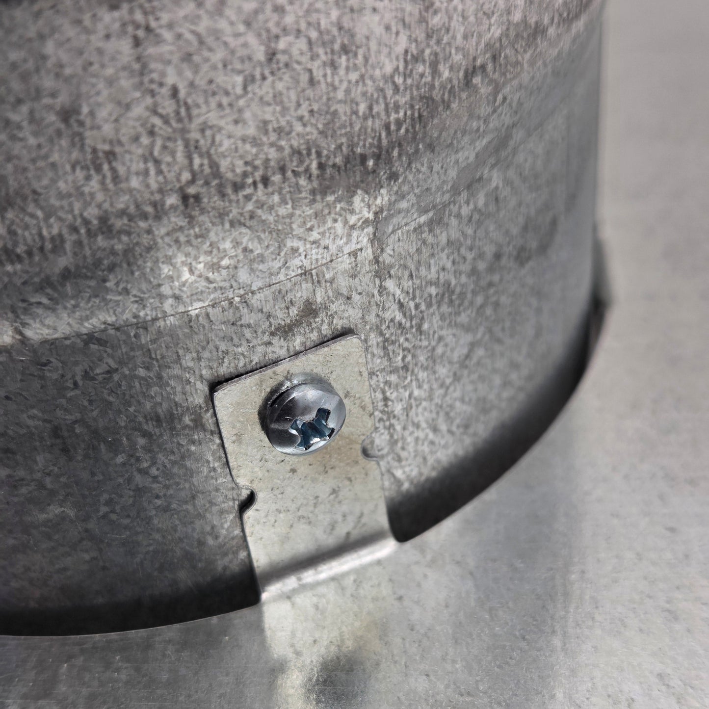 Galvanized Dryer Vent Beauty Ring