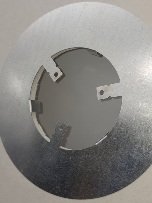 Galvanized Dryer Vent Beauty Ring