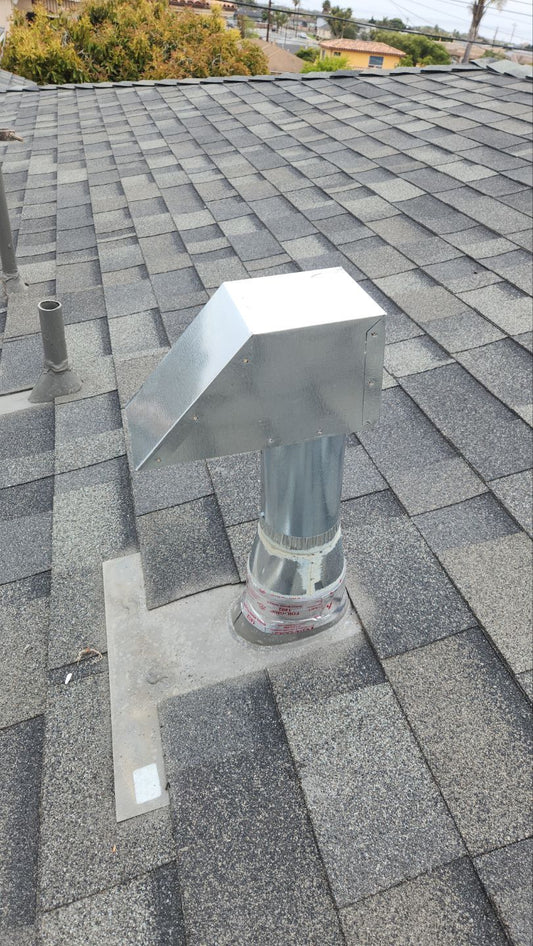 Vertical Roof Top Dryer Vent (Goose Neck)